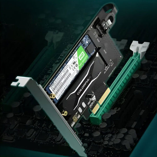 Ugreen M.2 NVMe + M.2 SATA To PCI Express 3.0 x4 Expansion Adapter Card (70504)