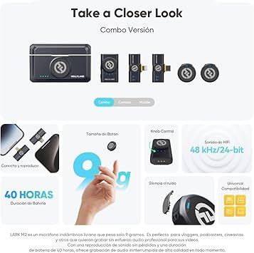 Mic Hollyland LARK M2 Duo