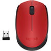 Mouse Logitech WL M171 Red 910 4641