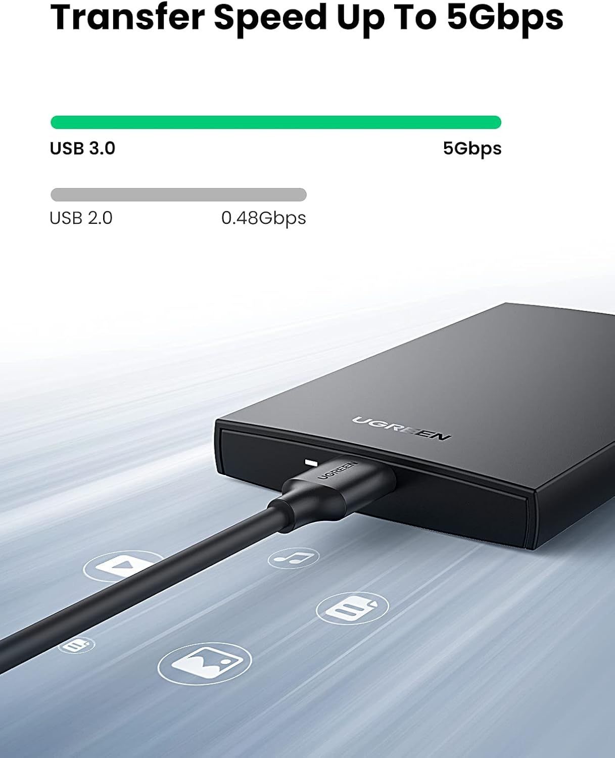Hard Box Ugreen CM237 USB 3.0 2.5 inch 60353