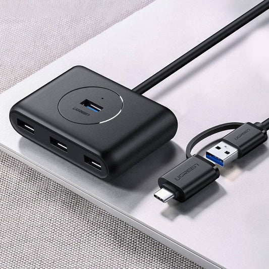 Ugreen Hub Ugreen CR113 USB 3.0 with USB C Port 1m Black 40850