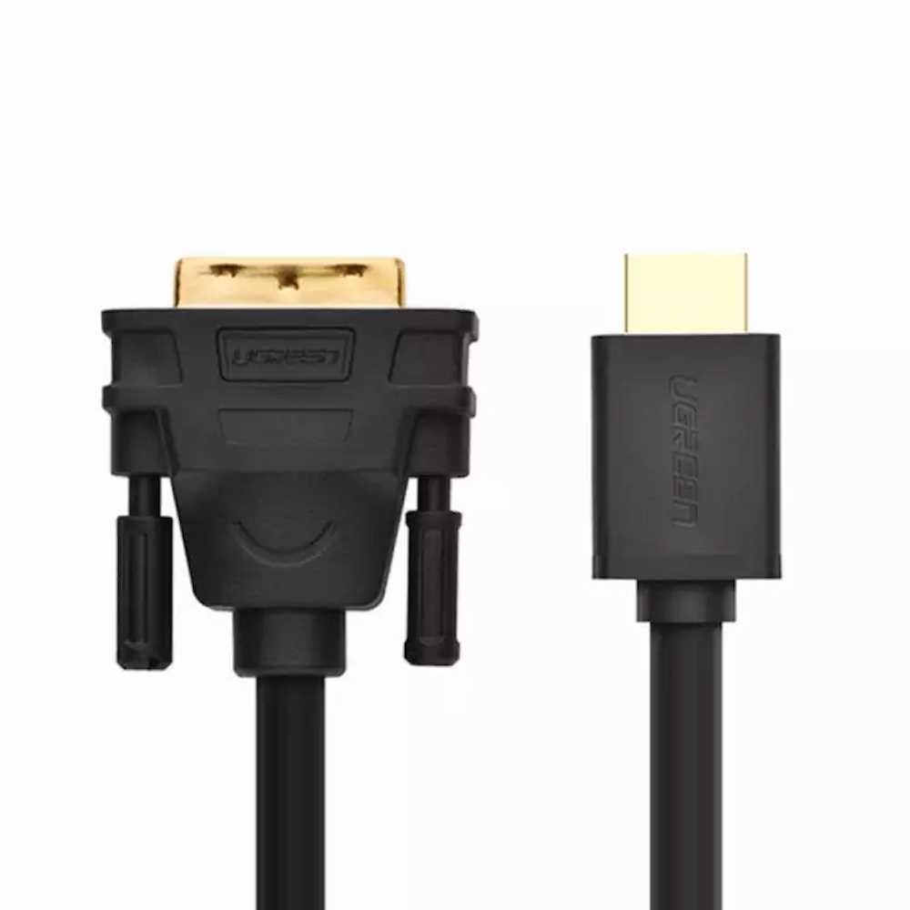 Cable Ugreen HDMI to DVI 2K Cable Male to Male Black 1m 30116