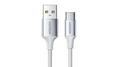 Charger Ugreen Cable USB A Type C 1m White 60131
