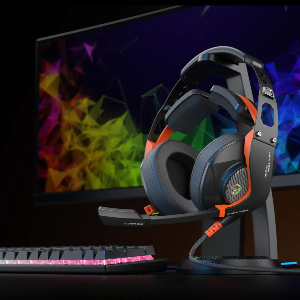 Headphone Meetion HP099 RGB 7.1 Gaming