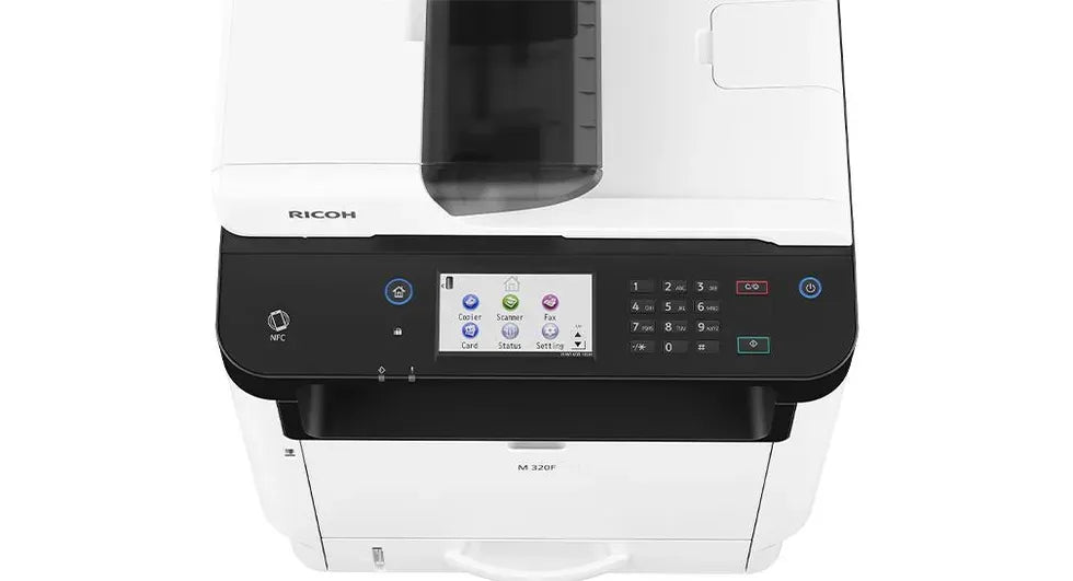 RICOH M320F ALL IN ONE 3*1-DUBLEX- LAN_WIFI-PAPER SIZE(A4-A5) used original