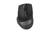 A4Tech Mouse Fstyler FB45CS Air2 Dual Mode WL BT Grey