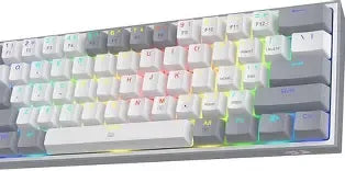 Keyboard Redragon K617 RGB Gray/White Red SW