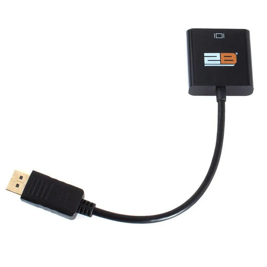2B (DC138) DisplayPort to VGA Converter - Black
