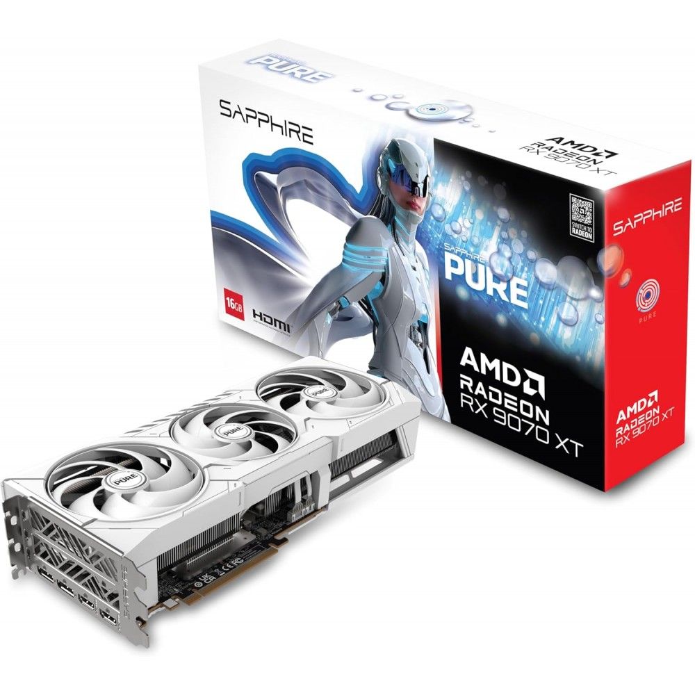 SAPPHIR PULSE RADEON RX9070 XT GAMING OC TRIPLE 16GB GDDR6