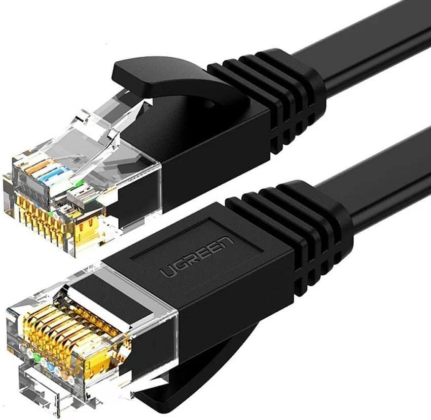 Ugreen Cable Ugreen NW102 Cat 6 U/UTP LAN Flat Cable 15m Black 50180
