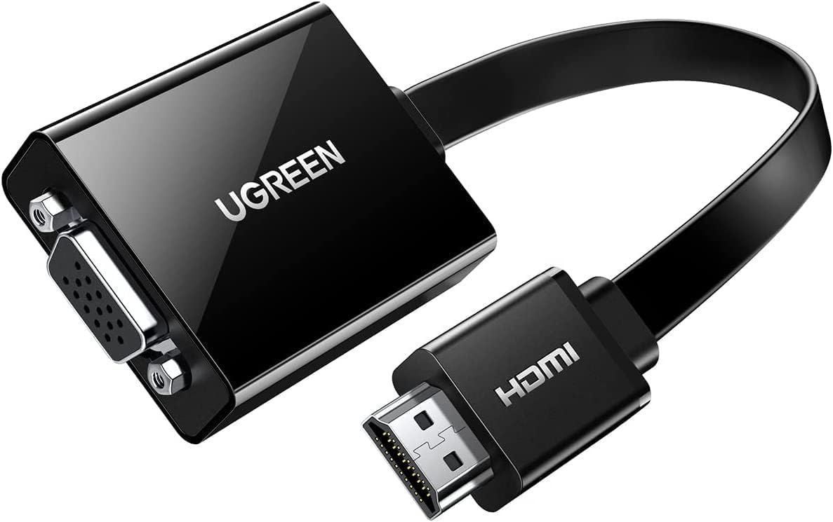 Ugreen MM103-HDMI to VGA Converter-25cm-Black-40248