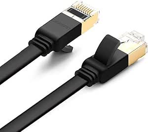 Ugreen Cat 7 U/FTP Lan Cable Flat Design 1.5m -Black-11276