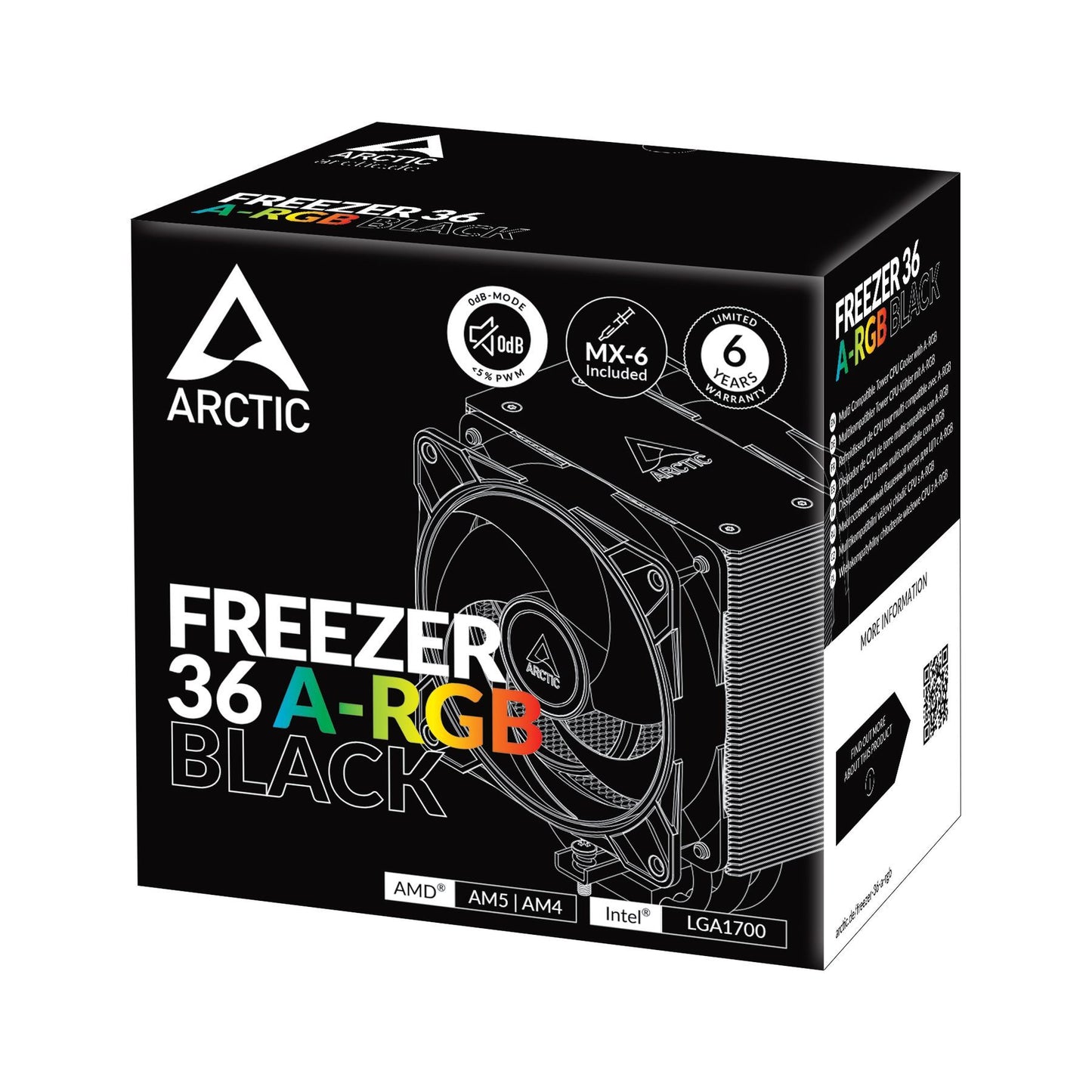 ARCTIC FREEZER 36 BLACK A-RGB