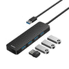 Baseus-UltraJoy-Series-Hub-Lite-4 in 1-BS-OH080-100cm-Cluster-Black