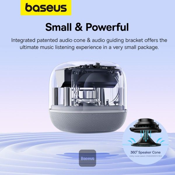 Speaker Baseus Speaker AeQur V2 WL Moon White