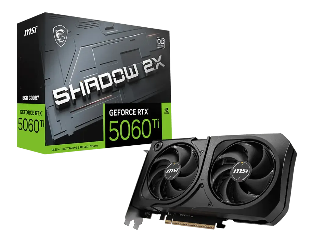 VGA MSI RTX5060Ti SHADOW PLUS 8GB