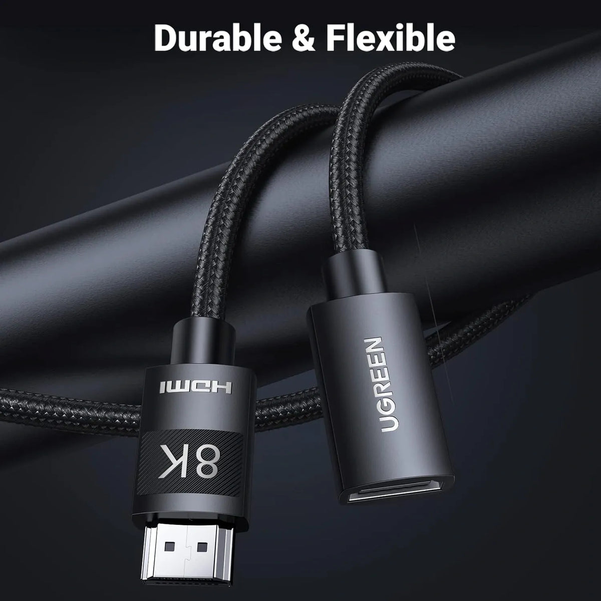 UGREEN HDMI 2.1 8K Male To Female Extension Cable 1m - 40447