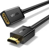 UGREEN HDMI 2.0 4K@60Hz Male to Female Cable 3m (Black) - 10145