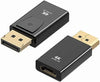 UGREEN 2-Pack 4K DisplayPort to HDMI Adapter Unidirectional Display Port 1.2 to HDMI 1.4 Male to Female Converter Aluminum Adapter - 55935