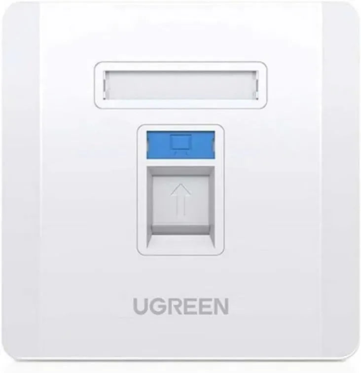 UGreen-NW144-Single-Port Wall Plate 1pc-80180