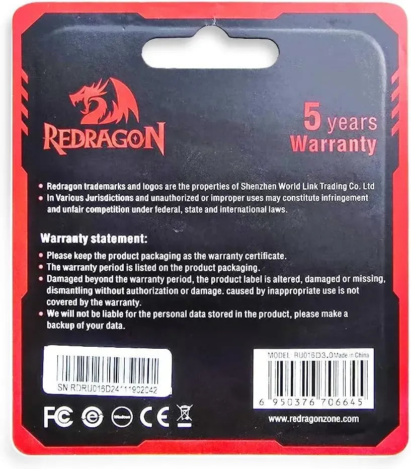 FMM Redragon RU016 64GB USB 3.0 Metal