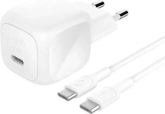 Belkin BoostCharge 45W USB PD Wall Charger & 1M Cable