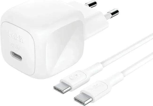 Belkin BoostCharge 45W USB PD Wall Charger & 1M Cable