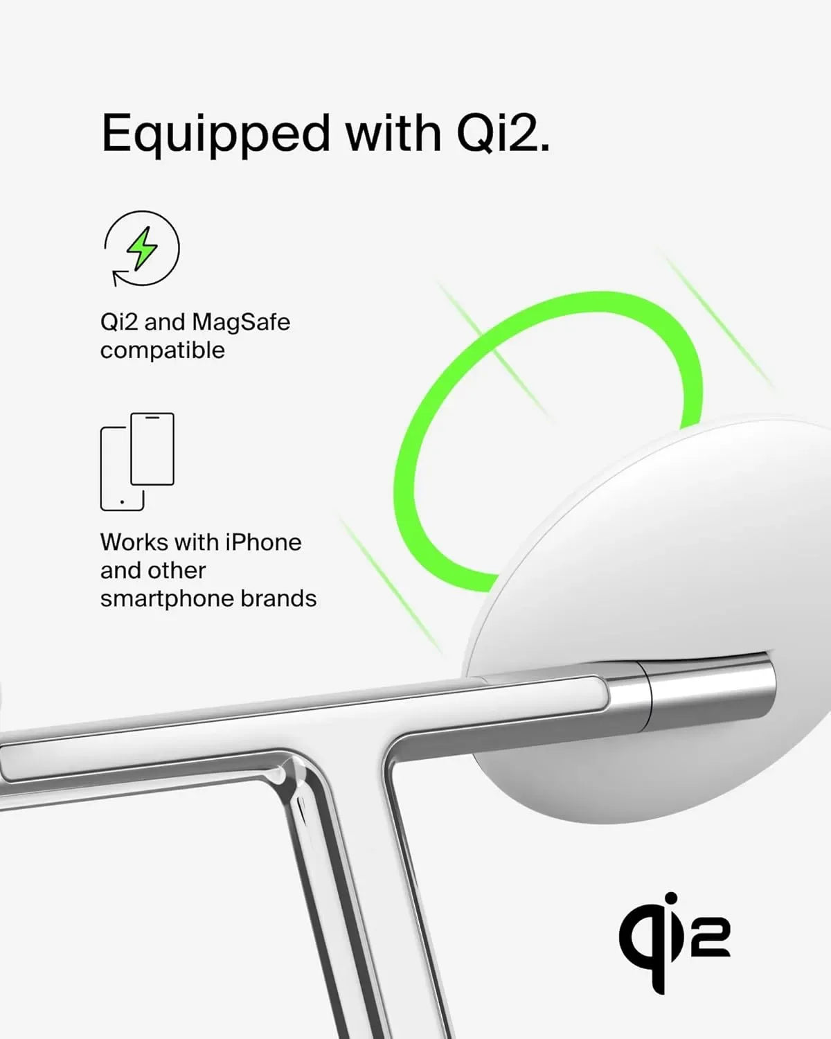 Belkin BoostCharge Pro 3-in-1 Magnetic Stand Qi2 15W