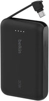 PowerBank Belkin BoostCharge 10K 20W With Integrated Cable Black