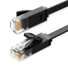Cable Ugreen Cat 6 U/UTP LAN Flat Cable 5m Black 50176