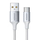 Cable Ugreen USB A 2 to USB C Cable Nickel Plat Alum Braid 2m 60133