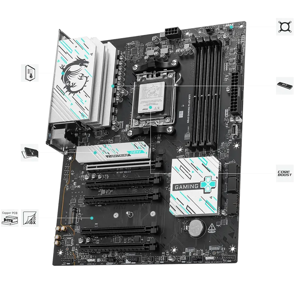 MSI B840 GAMING PLUS WI-FI AM5