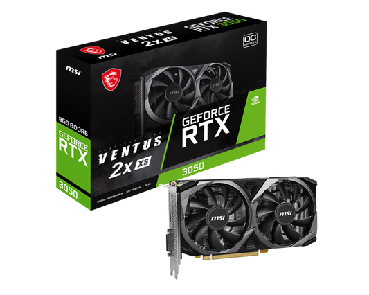VGA Card MSI RTX3050 Ventus 8GB