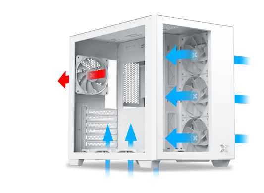 PC Case XIGMATEK Aqua Arctic ARGB Mid Tower