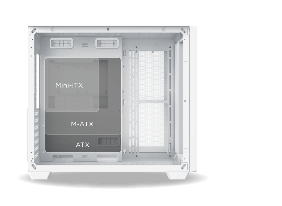 PC Case XIGMATEK Aqua Arctic ARGB Mid Tower