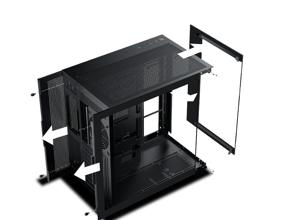 PC Case XIGMATEK Aqua V Type c ARGB Black