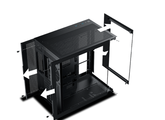 PC Case XIGMATEK Aqua V Type c ARGB Black