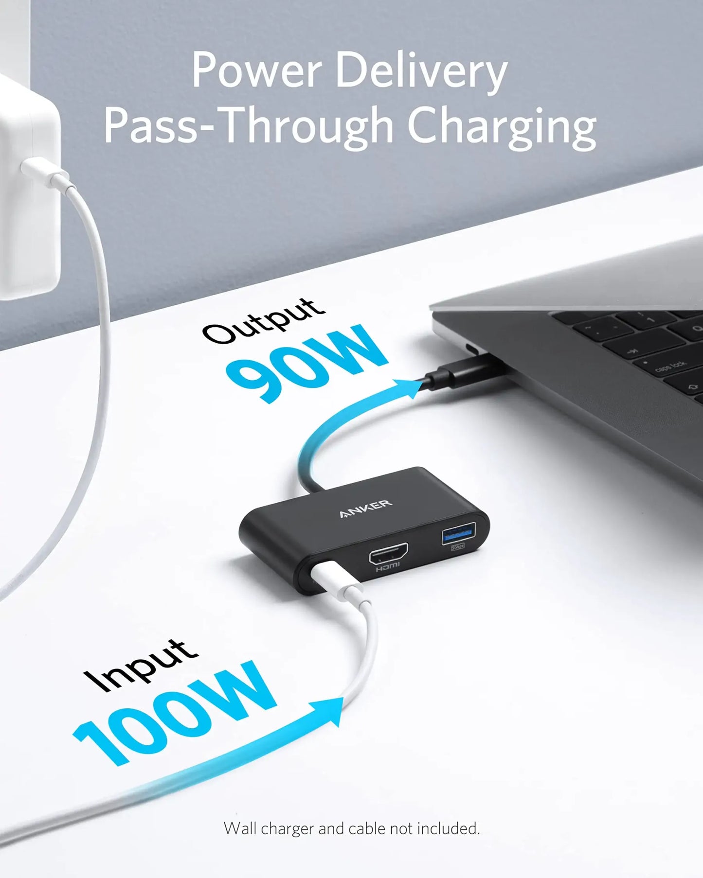 Anker-3 IN 1-USB C-PD-HUB-Gray-A8339HA1