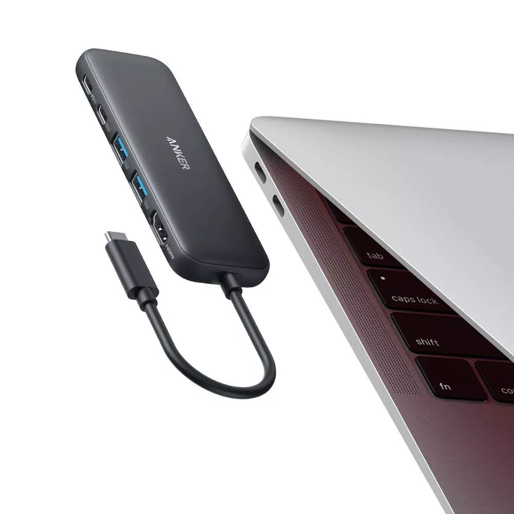 Anker-332-USB C-5 IN 1-Black-A8355H11