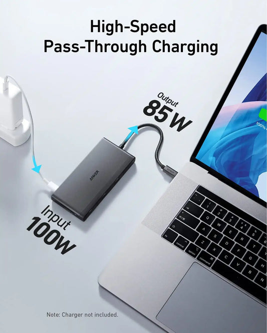 Anker-552-USB C-9 IN 1-4K-HDMI-Black-A8373H11