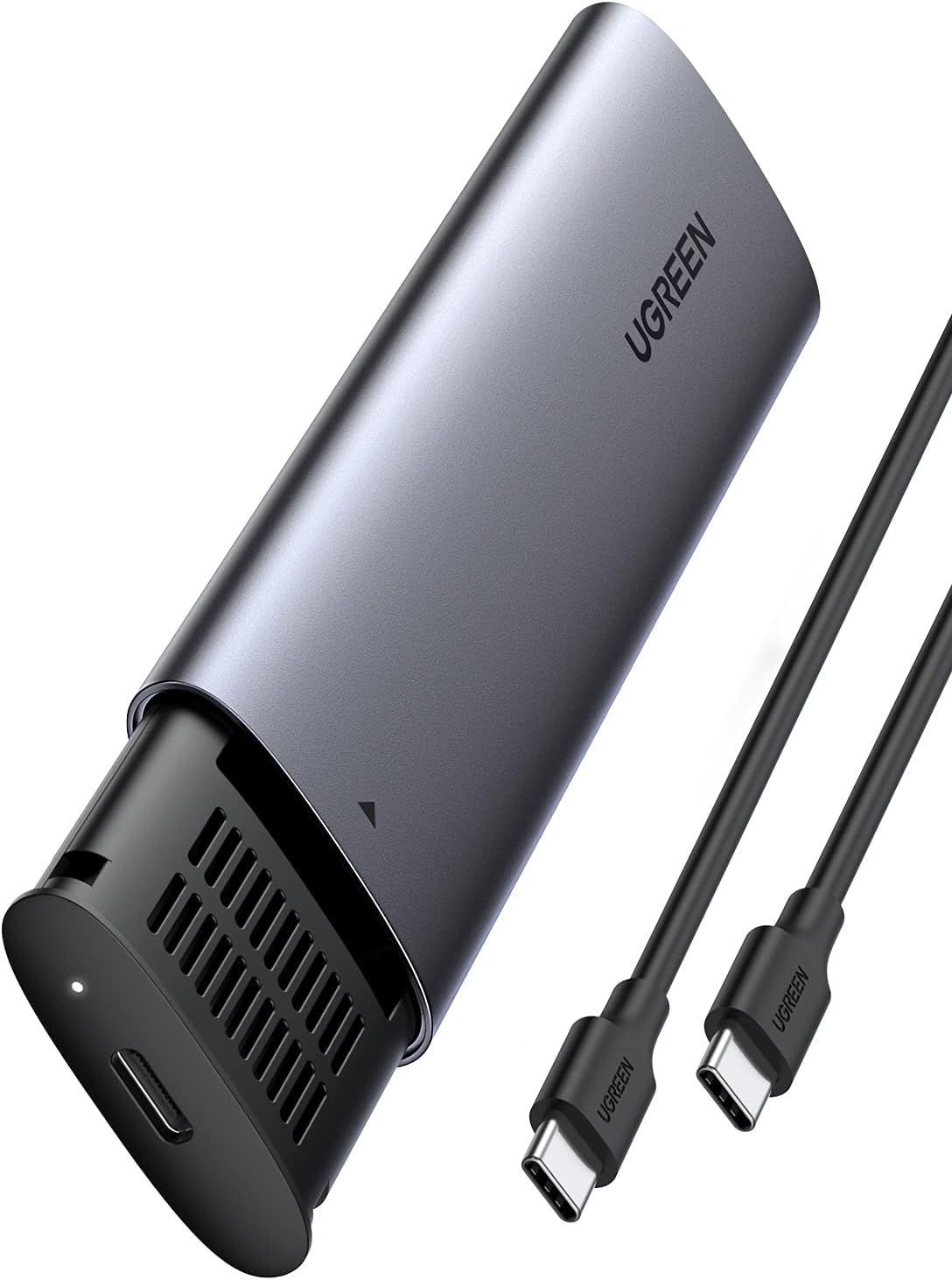 Enclosure-Ugreen-USB C-Female to M.2 M-Key 10G-C to-Cable 50cm-10902