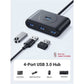 Hub-Ugreen-CR113-USB3-1m-Black-20291
