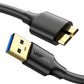 Ugreen USB 3.0 A Male to Micro USB 3.0 Male Cable 1m-Black-10841