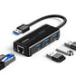 Ugreen-USB 3.0 Hub with Gigabit Ethernet Adapter-20265