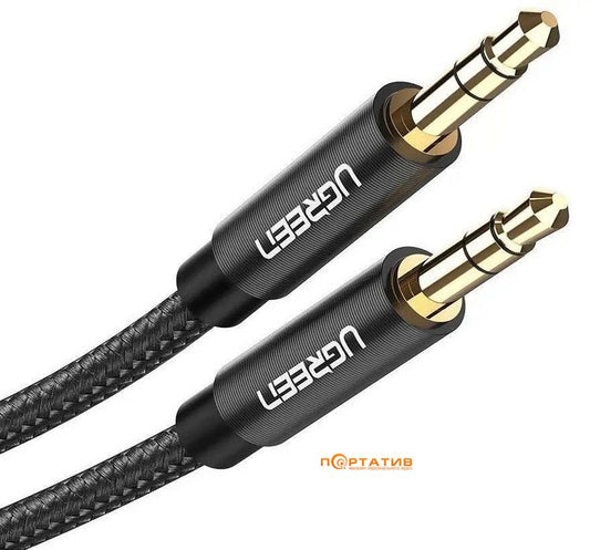 Ugreen-AV119-3.5mm Male to 3.5mm Male-Cable 1.5m-Black-10734