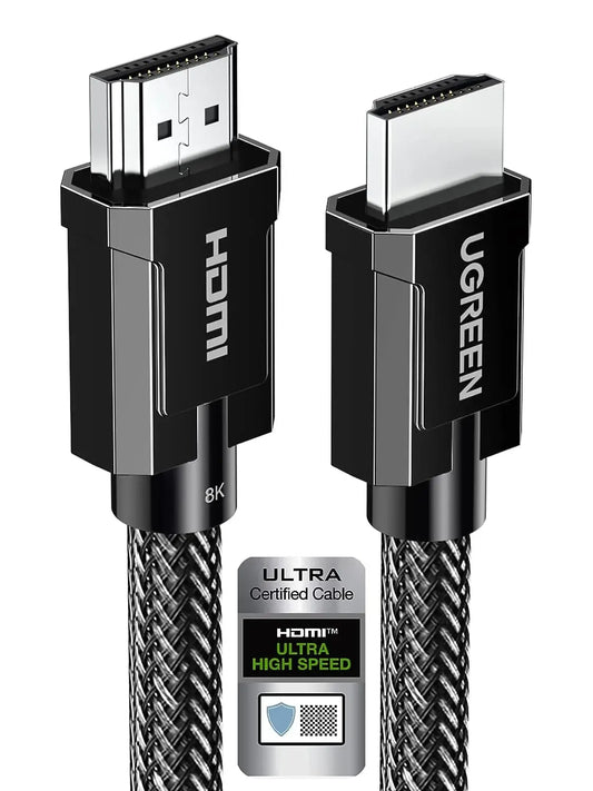 Ugreen-HD150  8K-HDMI Cable Male to Male-Braided-1.5m-40179