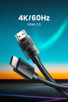Ugreen-HD150 8K-HDMI Cable Male to Male-Braided-1m-40178