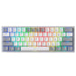 Redragon-Keyboard-K616-PRO-Gray in White-Red SW