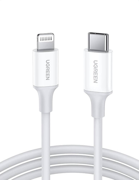 Ugreen MOB Charger Ugreen Cable USB C To Lightning 1m White 60751