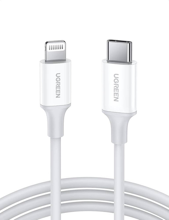 Ugreen MOB Charger Ugreen Cable USB C To Lightning 1m White 60751